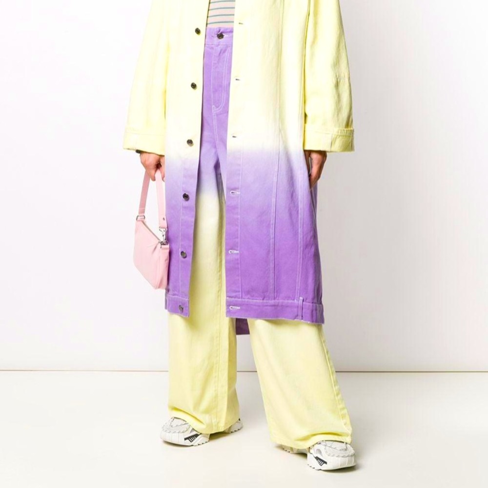 Daily Paper Denim Fidip Gradient Print Jeans Purple Yellow Medium